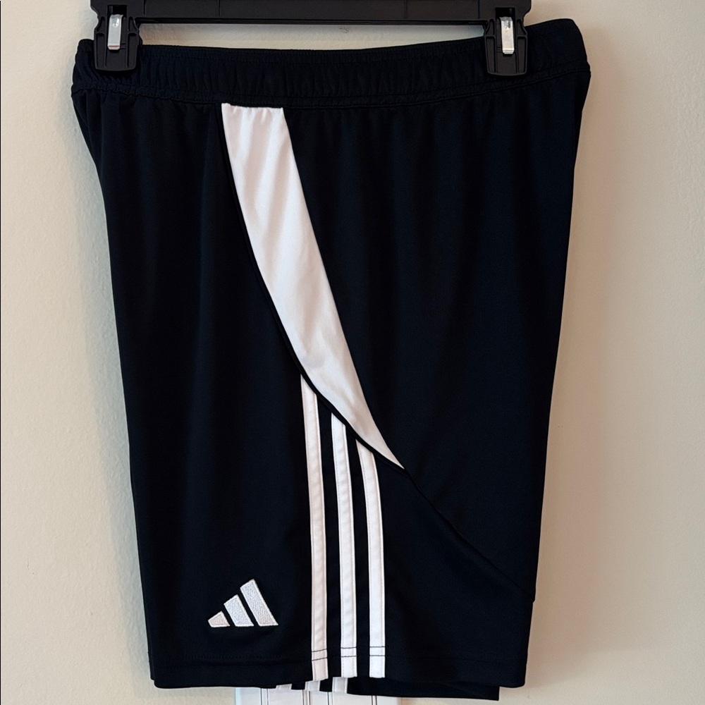 Adidas Black and White Sports Training Shorts 15/16